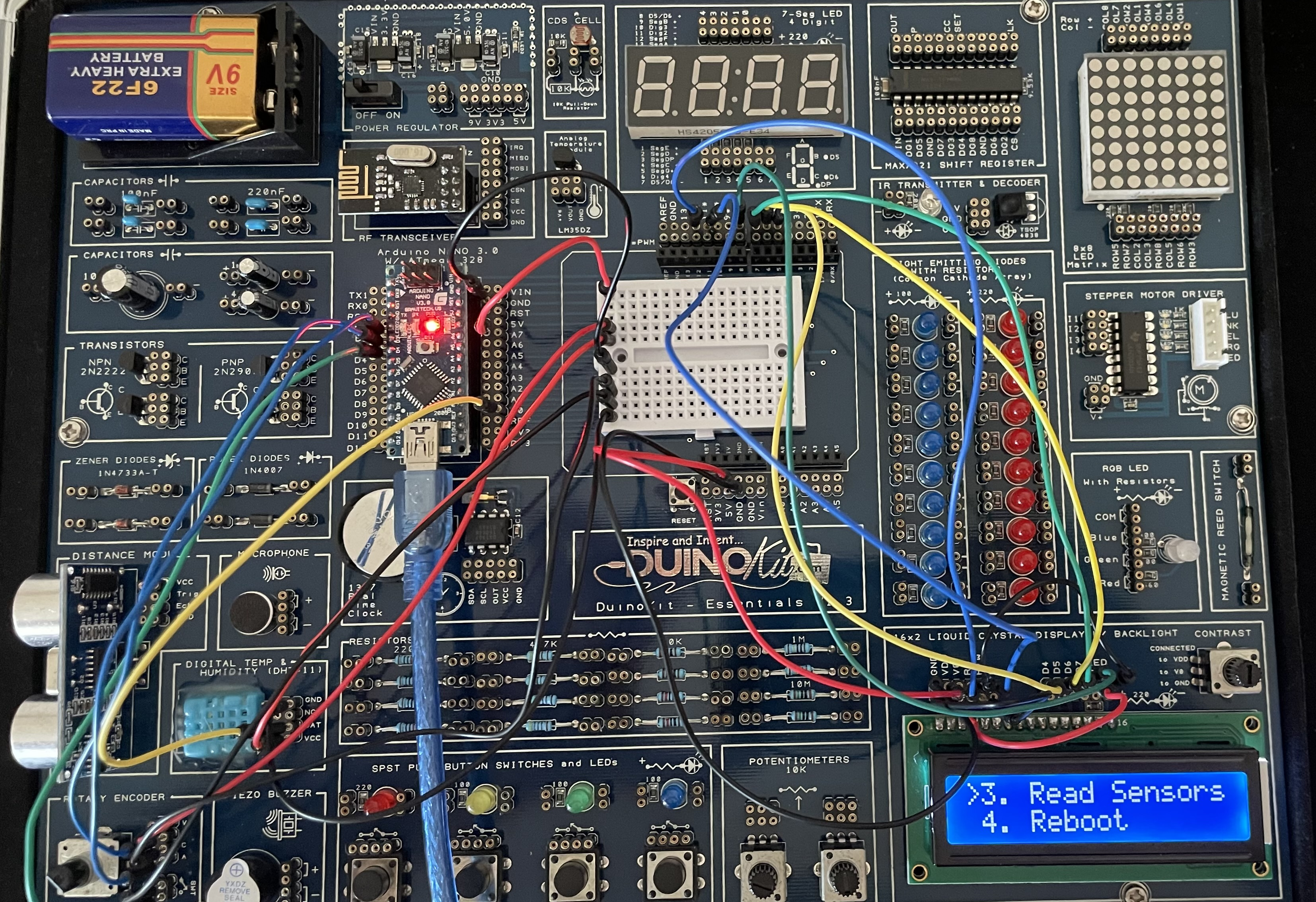 Arduino LCD Menu Screen